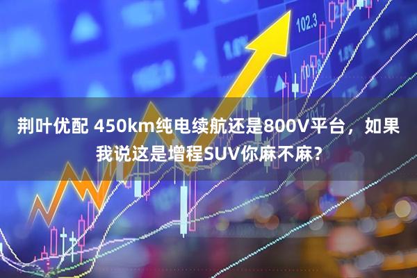 荆叶优配 450km纯电续航还是800V平台，如果我说这是增程SUV你麻不麻？