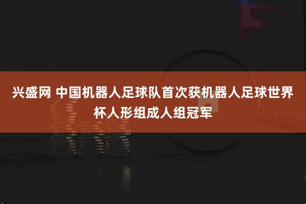 兴盛网 中国机器人足球队首次获机器人足球世界杯人形组成人组冠军