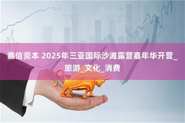嘉信资本 2025年三亚国际沙滩露营嘉年华开营_旅游_文化_消费